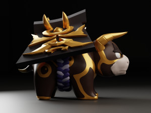 Ushi - Genshin Impact Modelo de impresión 3D
