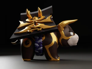 Ushi - Genshin Impact 3D Print Model