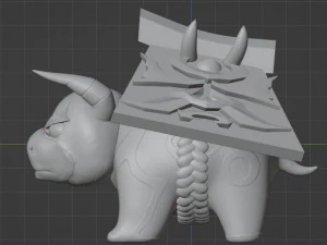 Ushi - Genshin Impact 3D Print Model