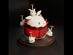 ДОДОКО ГЕНШИН ИМПАКТ 3D Принт Модель