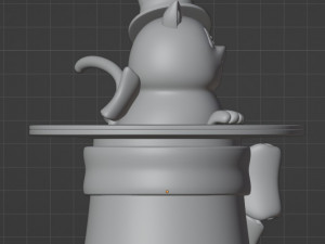Lyney cat in the hat Jewelry Box Genshin Impact 3D Принт Модель