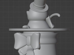 Lyney cat in the hat Jewelry Box Genshin Impact 3D Принт Модель