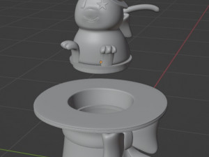 Lyney cat in the hat Jewelry Box Genshin Impact 3D Принт Модель