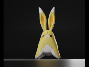 Yaoyao Yuegui Rabbit Genshin Impact 3Dプリントモデル