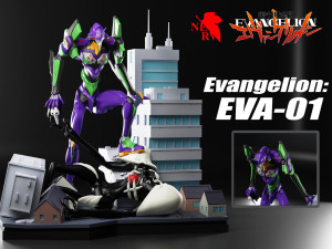 EVA-01 from anime Evangelion Modèles 3D en vedette