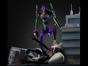 EVA-01 from anime Evangelion 3Dプリントモデル