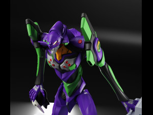 EVA-01 from anime Evangelion 3Dプリントモデル