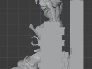 EVA-01 from anime Evangelion 3Dプリントモデル