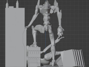 EVA-01 from anime Evangelion 3Dプリントモデル
