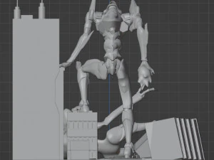 EVA-01 from anime Evangelion 3D Print Model
