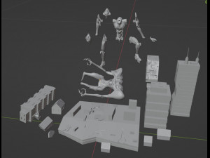 EVA-01 from anime Evangelion 3Dプリントモデル