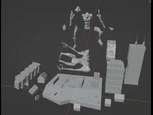EVA-01 from anime Evangelion 3D Print Model