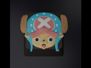 One Piece Part 1 keyboard buttons Modelo de Impressão 3D