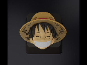 One Piece Part 1 keyboard buttons Modelo de Impressão 3D