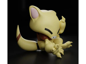 Pokemon Abra 3D Print Model