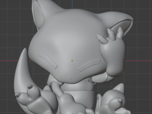 Pokemon Abra Model Cetak 3D