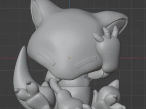 Pokemon Abra 3D Print Model