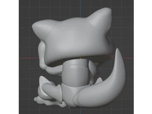 Pokemon Abra 3D Print Model