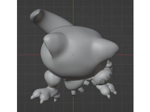 Pokemon Abra 3D Print Model