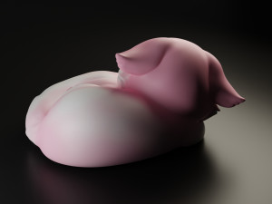 Yae Miko Fox Genshin Impact Model Cetak 3D