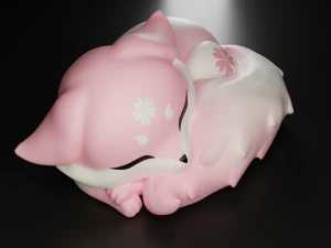 Yae Miko Fox Genshin Impact 3D Print Model