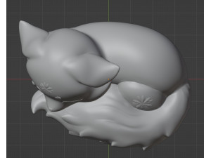 Yae Miko Fox Genshin Impact Model Cetak 3D
