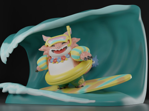 Choncc Patry TFT LEAGUE OF LEGENDS 3D Принт Модель