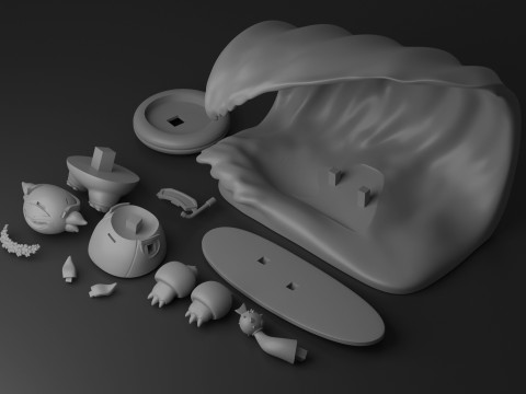 Choncc Patry TFT LEAGUE OF LEGENDS 3D Принт Модель