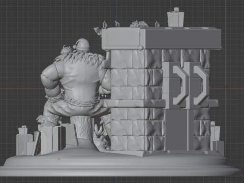 Santa Braum 3D Print Model