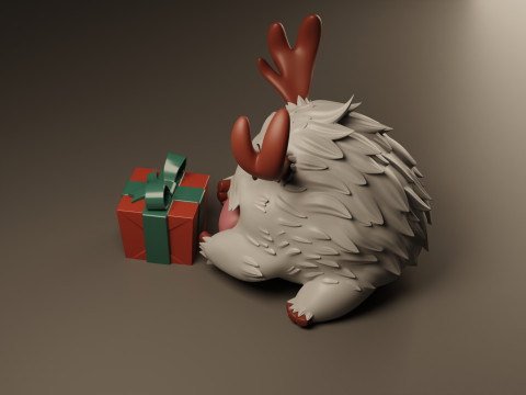 Poro Christmas LEAGUE OF LEGENDS Modello di stampa 3D