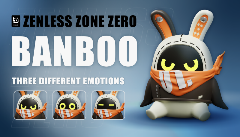 Bangboo zenless zone zero 3D 打印模型 .c4d .max .obj .3ds .fbx .stl .blend