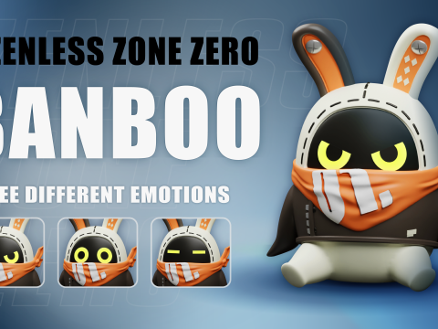 Bangboo zenless zone zero Modèles 3D en vedette