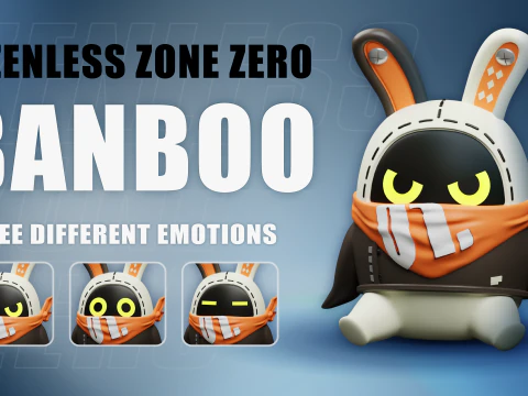Zona zero sem Zen Bangboo Modelo de Impressão 3D