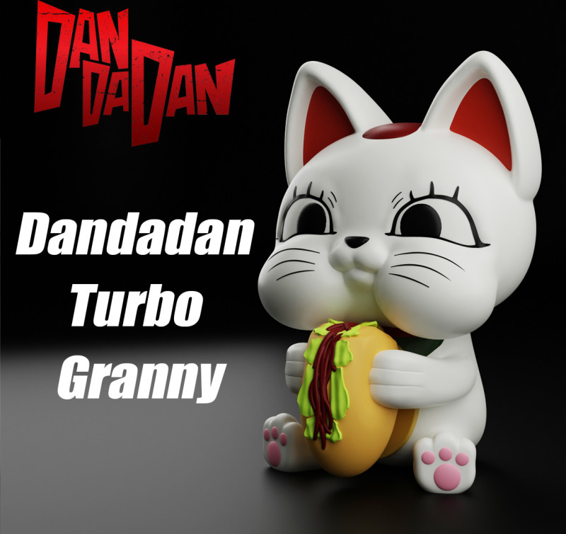 Dandadan Turbo Granny 3D Принт Модель .c4d .max .obj .3ds .fbx .stl .blend 