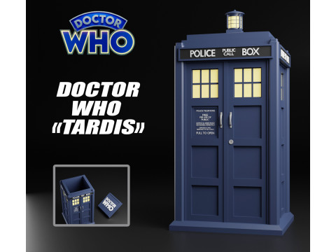 DOCTOR WHO TARDIS CASKET 3D Принт Модель
