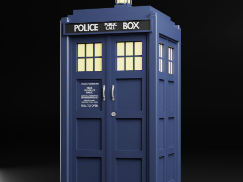 DOCTOR WHO TARDIS CASKET Modèles 3D en vedette
