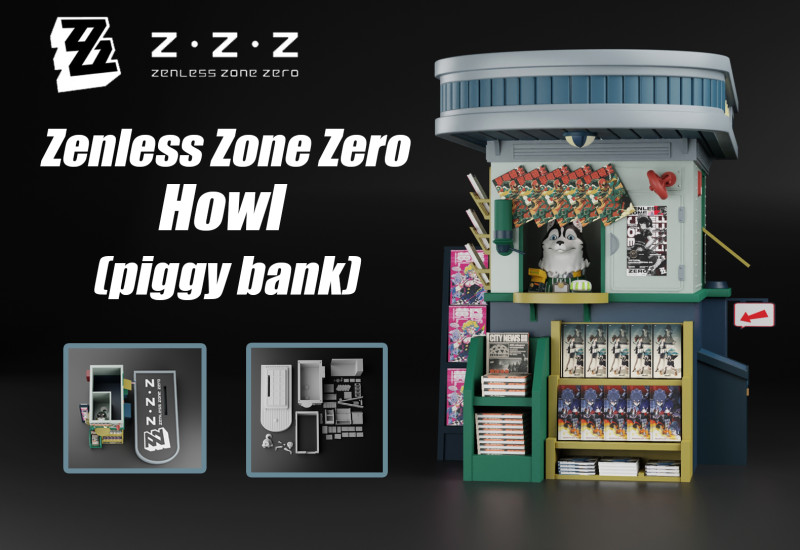 Howl zenless zone zero piggy bank 3D Принт Модель .c4d .max .obj .3ds .fbx .stl .blend 