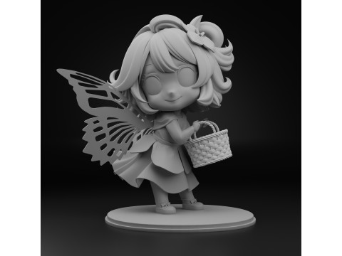 Fada Modelo de Impressão 3D