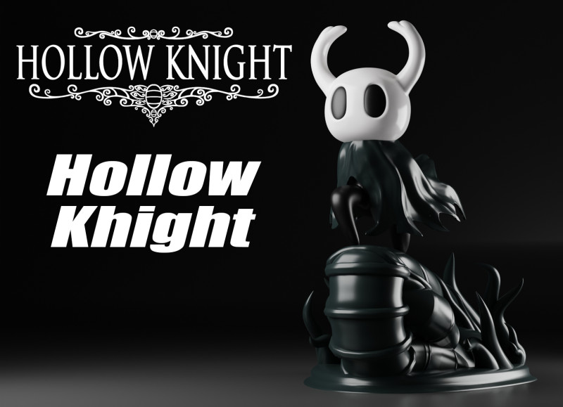 Hollow knight 3D Print Model .c4d .max .obj .3ds .fbx .stl .blend