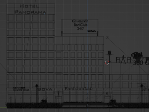NIght street 3D Model