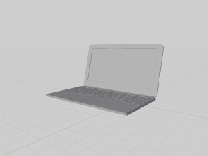 Laptop Modèle 3D