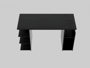 Wooden Desk Modello 3D