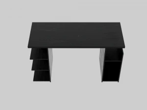 Wooden Desk 3D Model