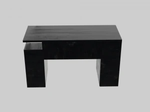 Wooden Desk 3D Model