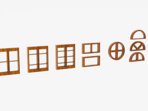 खिड़कियाँ 3D मॉडल