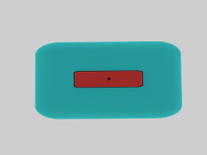 Digital Clock 3D Model