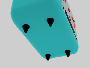 Digital Clock 3D Model
