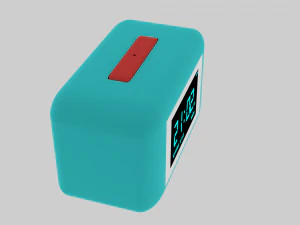 Digital Clock 3D Model
