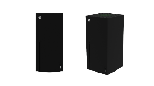 Xbox Series X Model 3D .c4d .max .obj .3ds .fbx .stl .blend 