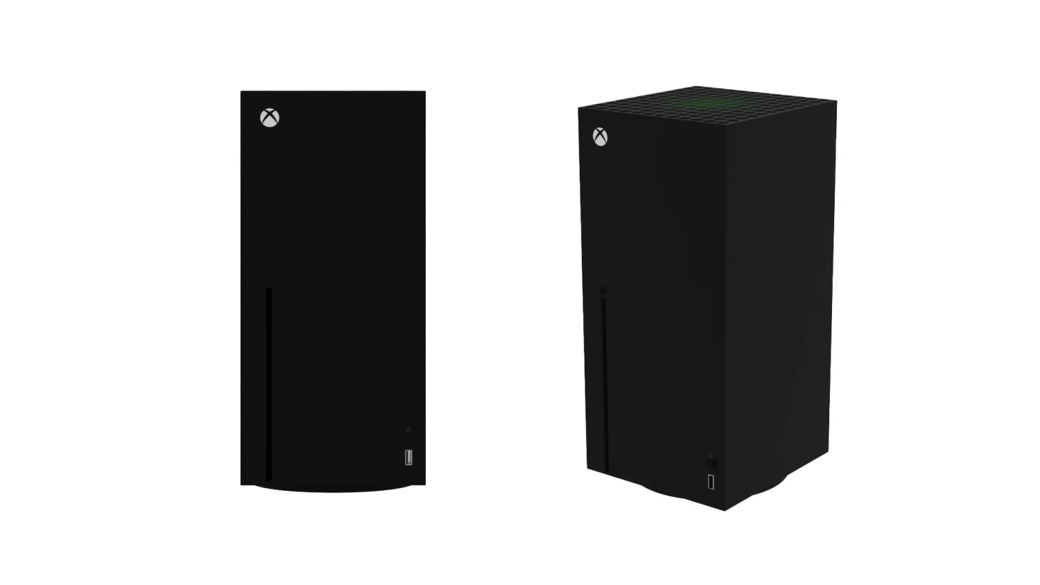 Xbox Series X 3D Model .c4d .max .obj .3ds .fbx .stl .blend